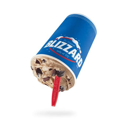 dairy queen mocha blizzard.